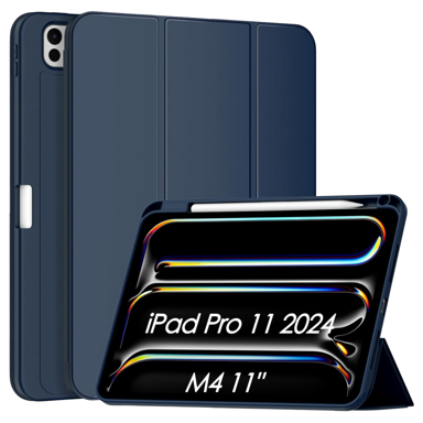 NIKCORP Zaštitna preklopna futrola za iPad Pro 11" s držačem za olovku, tamnoplava